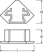 LEDVANCE Medium Profiles for LED Strips -PM03/EC