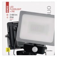 LED reflektor ILIO s pohybovým čidlem, 31W, černý, neutrální bílá EMOS ZS2930