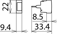 Svodič přepětí DEHNrapid LSA, zásuvný modul 907425