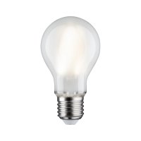 LED Filament žárovka bílá/mat 9W E27 neutrální bílá stmívatelné PAULMANN 28815