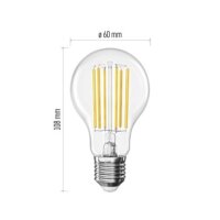 LED žárovka Filament A60 A CLASS E27 7,2W (100W) 1521 lm teplá bílá EMOS ZF5167