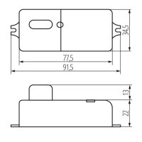 MAH PRO SENSOR Pohybové čidlo mikrovlnné KANLUX 38144