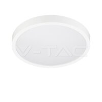 24W LED Dome Light Round White Frame 300 V-TAC SKU76181