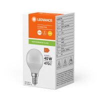 LEDVANCE LED CLASSIC P P 4.9W 827 Frosted E14