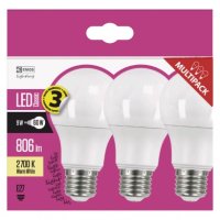 LED žárovka Classic A60 E27 8,5W (60W) 806 lm teplá bílá EMOS ZQ5140.3