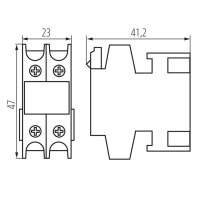 Blok pomocných kontaktů KCP-AX11 24110 Kanlux