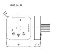 Multifunkční miniaturní relé SMR-T, 1xTriak, 230V AC ETI 002470004