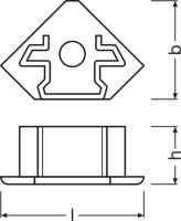 LEDVANCE Medium Profiles for LED Strips -PM03/EC/H