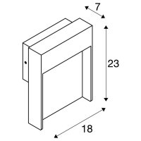 FLATT SENSOR venkovní LED nástěnné svítidlo CCT 3000/4000K IP 65 antracit/hnědá