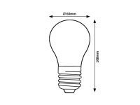 Fil. LED, E27 A60, 7W, 850lm, 2700K RABALUX 79052