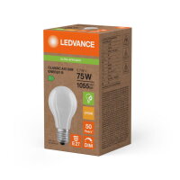 LEDCLA75DIMEELB 5.7W827FILFR E27 S LEDV