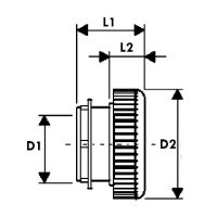 Průchodka větrací DA084 (IP55) ELEKTRO BEČOV G560000