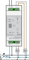 Modulový Rf přijímač pro ovládání motorů 2x 6A 868,3 MHz NIKO 410-00352