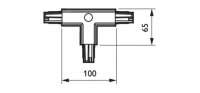 ZRS750 TCPR BK (XTS36-2) Spojka tvaru T,