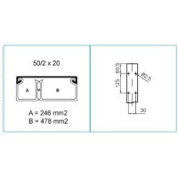 TMC 50/2X20 W 00669 Minikanál s čelním víkem 50/2x20 - bílá IBOCO B00669