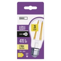 LED žárovka Filament A60 E27 3,4W (40W) 470 lm teplá bílá EMOS ZF5120