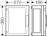 FP 0240 Prázdná skříň velikost 2, uzávěr