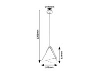 Neva E27 1x 60W IP20 šedá RABALUX 6649