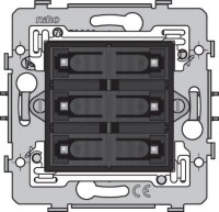 6násobné tlačítko 24V + jantarové LED NIKO 170-67150