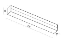 XTRIM M LINEAR DALI LIGHT FITTING 72W 48