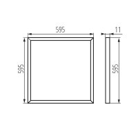 LED panel BRAVO S 40W6060NW W trafo není součást balení! KANLUX 28010