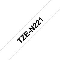 BROTHER TZe-N221, bílá / černá (9mm nelaminované)