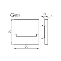 Dekorativní LED svítidlo SABIK LED P68 B-WW CZ 27087 Kanlux