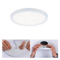 LED vestavné svítidlo Areo VariFit IP44 3-krok. stmív 175mm 13W 4000K bílá