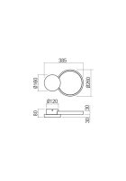 Nástěnné svítidlo CRONOS AP LED 29W 3000K WH REDO 01-2533