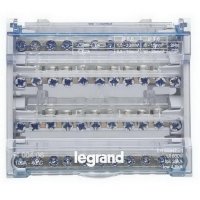 MODULÁRNÍ ROZBOČOVACÍ SVORKOVNICE 4P 100A 6MODULOVÝ LEGRAND 400406