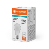 LEDVANCE LED CLASSIC A V 8.5W 840 Frosted E27