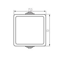 Tlačítko TEKNO 1/0 25350 Kanlux