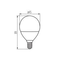 LED světelný zdroj BILO HI 8W E14-WW 26762 Kanlux