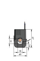 Transformátor proudu s děleným jádrem, 250A/1A WAGO 855-4001/250-000