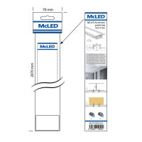 AL profil pro sádrokartony AZ 2m včetně MCLED ML-761.039.43.S2