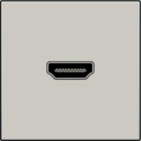 Zásuvka HDMI-HDMI-LIGHT GREY NIKO 102-69417