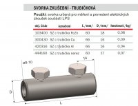 DT TECHNIC 420316 SZ c Al Svorka zkušební - trubičková - 2 šrouby - o 8 mm