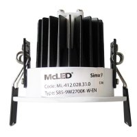 LED podhledové svítidlo Sima 9, 9 W, 2700 K MCLED ML-412.028.33.0