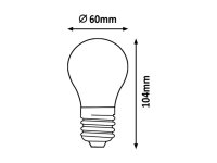 Filament LED E27 A60 5W 250lm 2000K RABALUX 1999