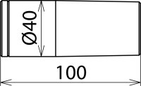 Adaptér trubky D 20/40 mm pro soupravu pro suché čištění do 36 kV DEHN 785212