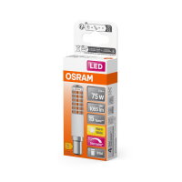 LEDTSLIM75D 8W/827 230V B15D FS1   OSRAM