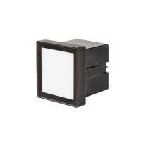 DEJAVU SQ 9 zápustná černá 230V LED 3.5W IP65 3000K RENDL R12530