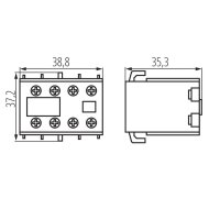 Blok pomocných kontaktů KCPM-AX22 24113 Kanlux