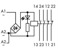 Reléový modul Wago 789-536