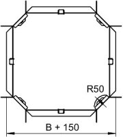 OBO 7115210 Křížení RK 120 FT