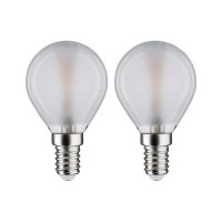 LED kapka 3 W E14 mat teplá bílá 2ks-sada 286.38 PAULMANN 28638