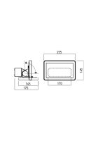 Bodové svítidlo FLUX PR LED 30W IP65 DG 3000K REDO 90243