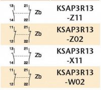 KSAP3R13W02 Koncový bezpečnostní spínač