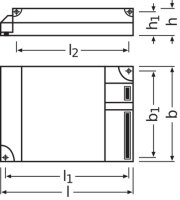 Elektronický předřadník LEDVANCE QUICKTRONIC PROFESSIONAL M 1X2642,2X26