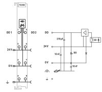 2kanálový binární výstup DC 24V 2,0 A WAGO 753-502/000-800